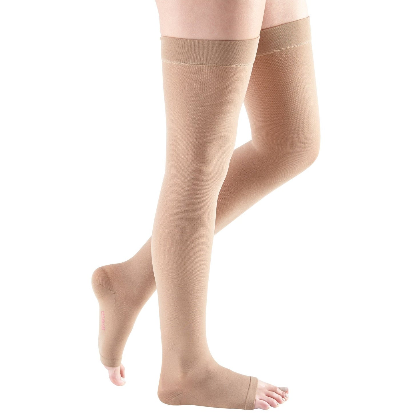 Mediven Plus 40-50 mmHg Thigh High, Open Toe, Beige