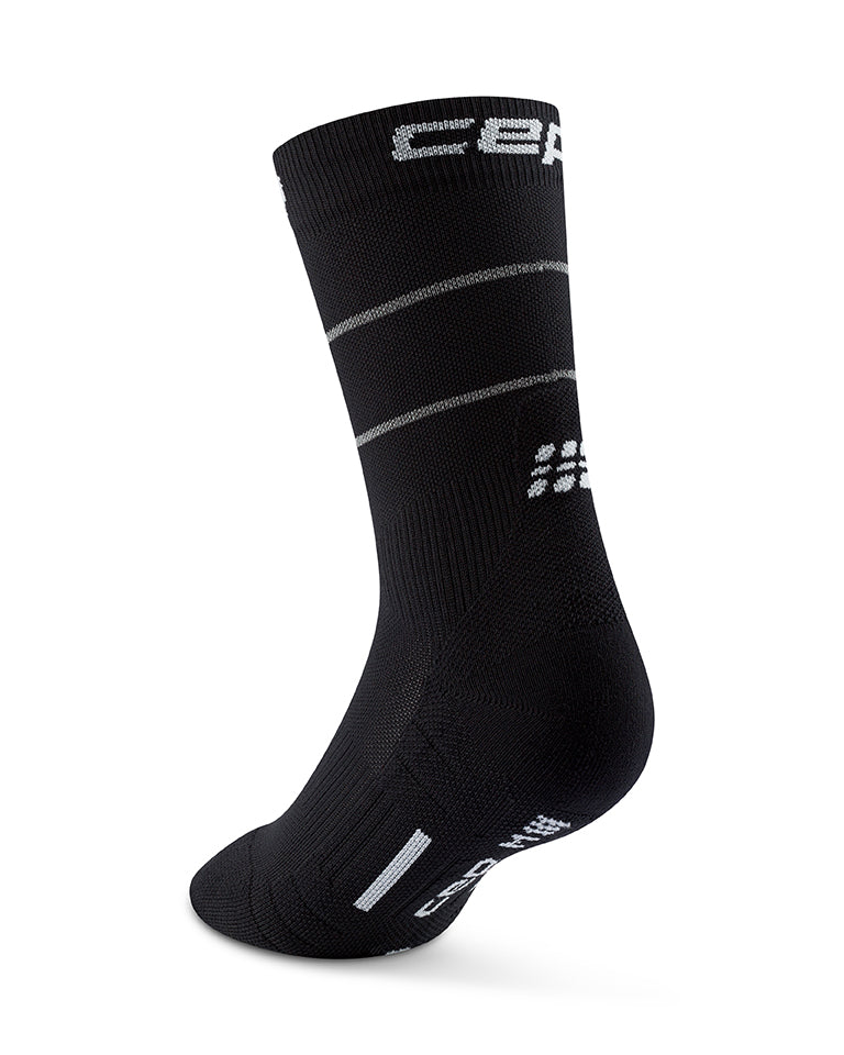 Pro Run Reflective Mid-Cut Socks