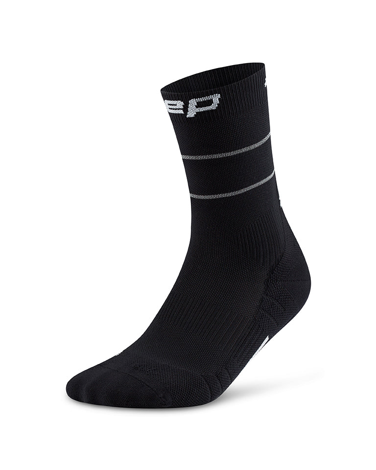 Pro Run Reflective Mid-Cut Socks