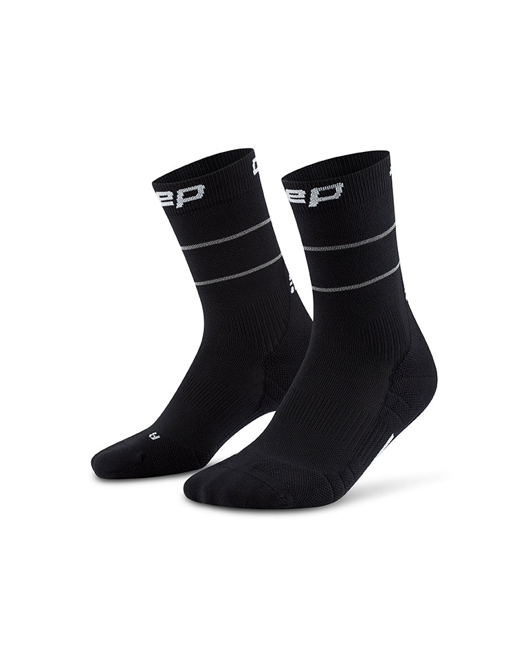 Pro Run Reflective Mid-Cut Socks