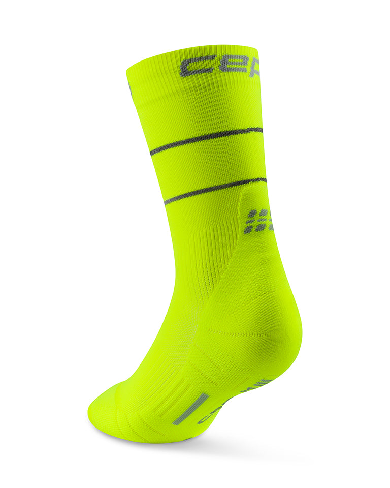 Pro Run Reflective Mid-Cut Socks