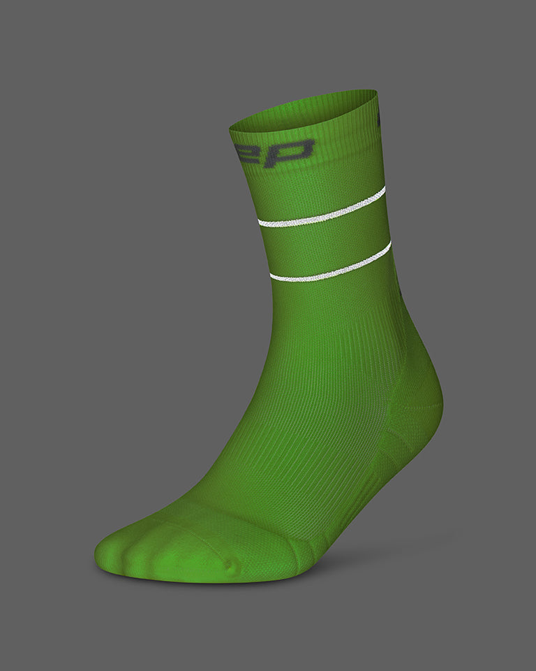 Pro Run Reflective Mid-Cut Socks