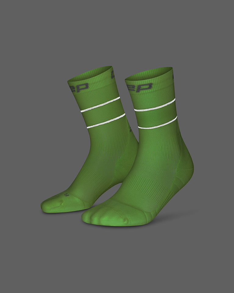 Pro Run Reflective Mid-Cut Socks