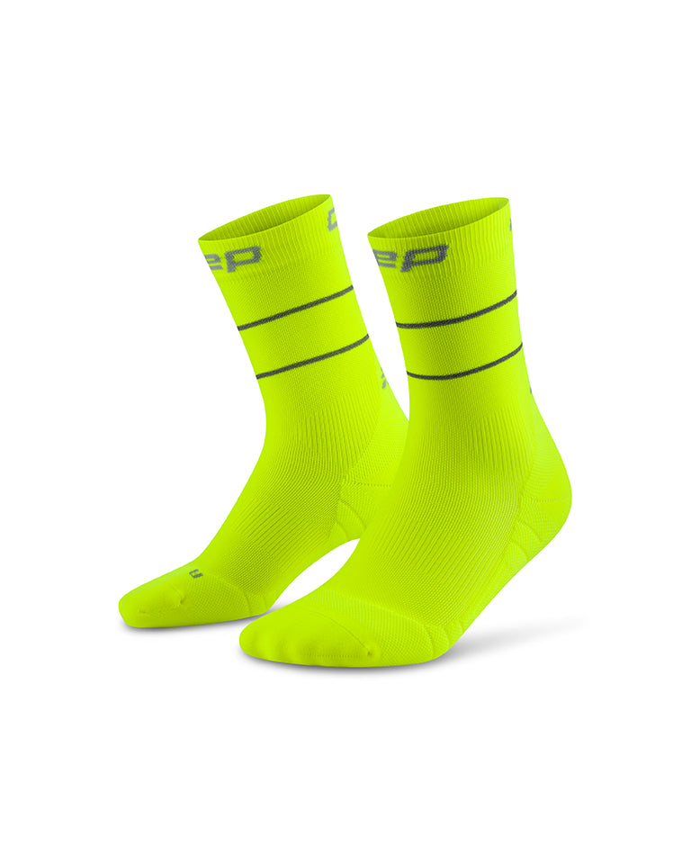 Pro Run Reflective Mid-Cut Socks