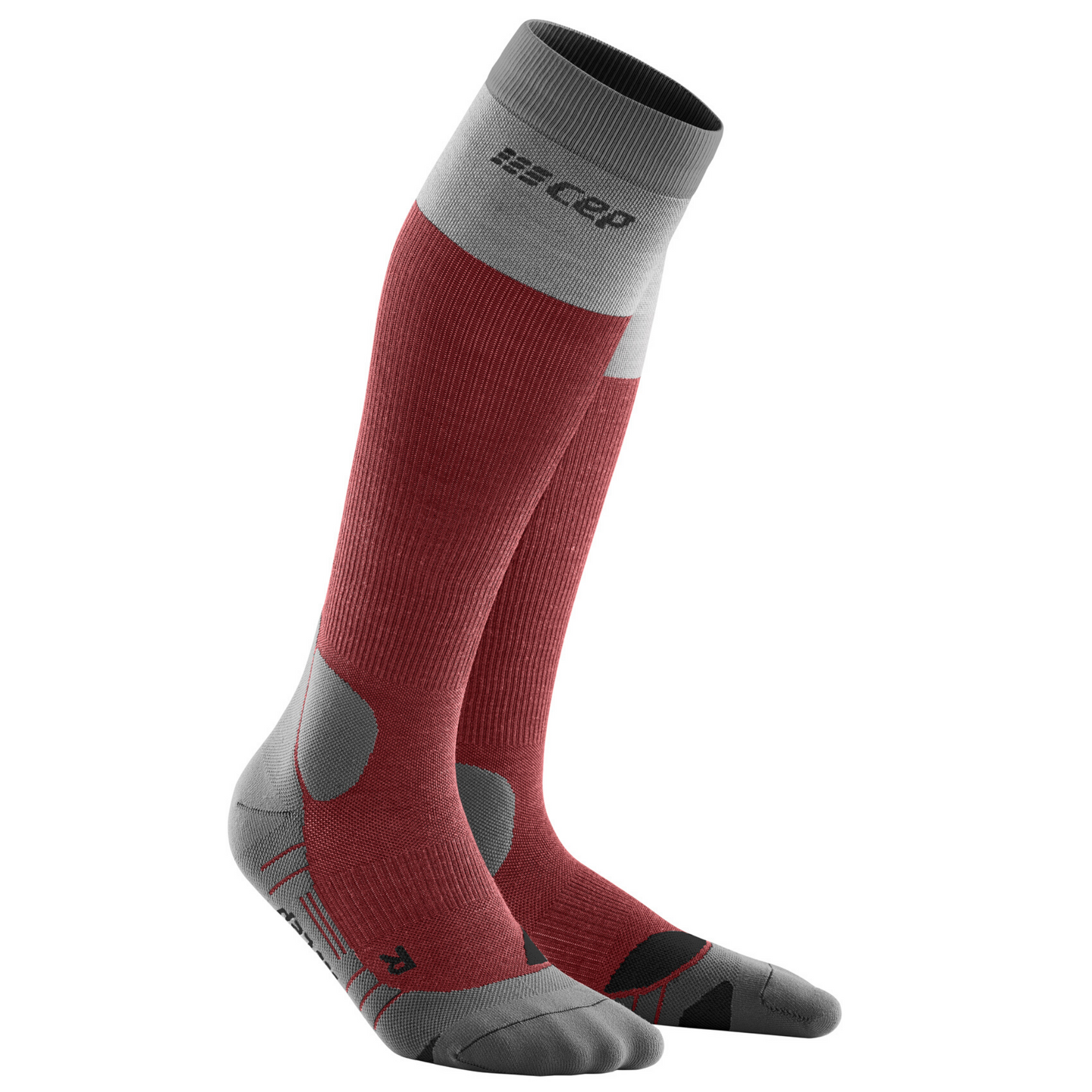 Hiking Light Merino Tall Compression Socks for Men