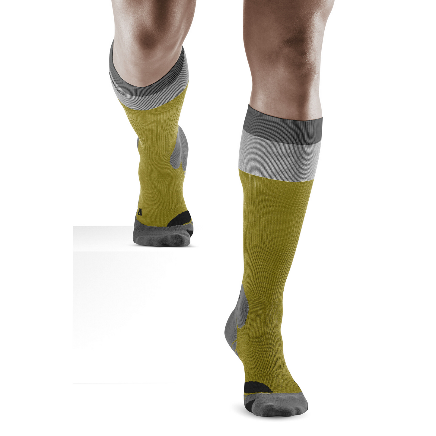 Hiking Light Merino Tall Compression Socks for Men