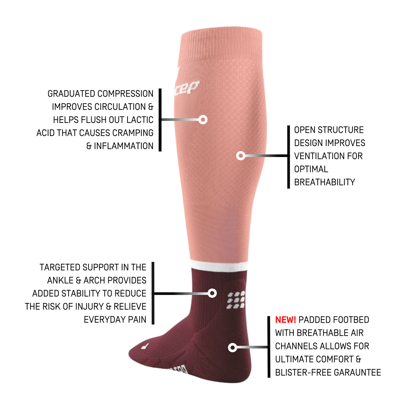 The Run Compression Tall Socks 4.0 for Women