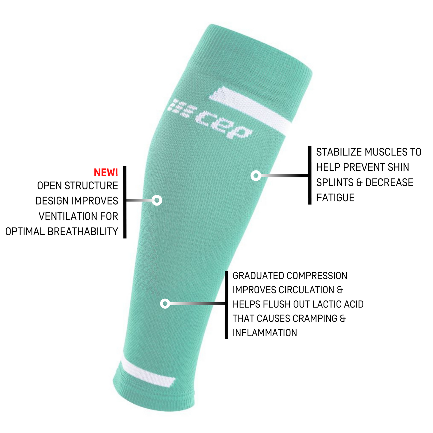 The Run Compression Calf Sleeves 4.0 for Women