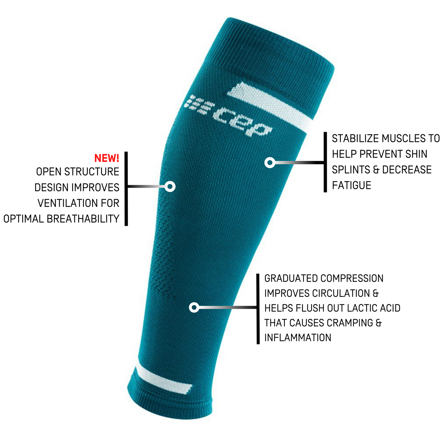 The Run Compression Calf Sleeves 4.0 for Women