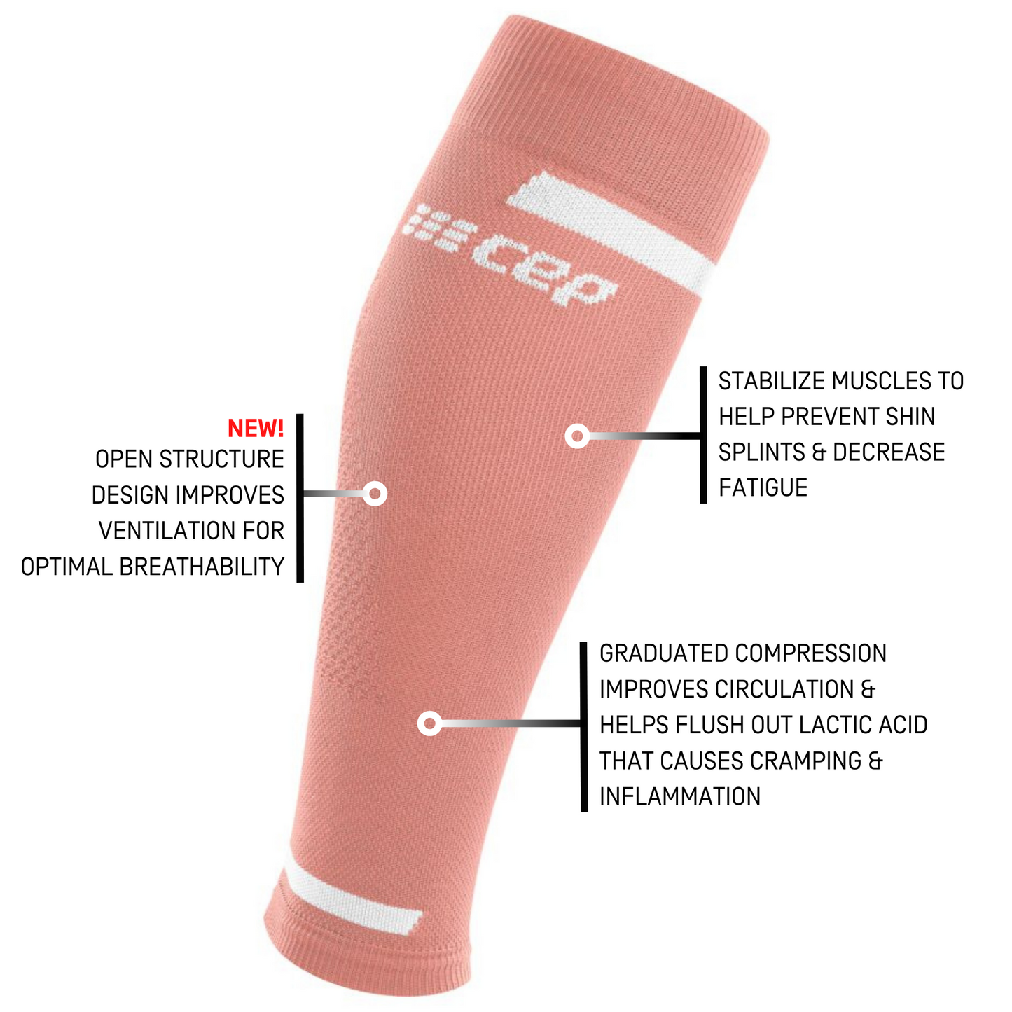 The Run Compression Calf Sleeves 4.0 for Women