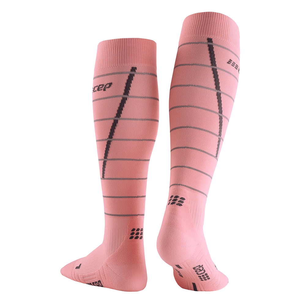 Reflective Tall Compression Socks for Women