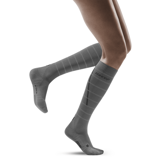 Reflective Tall Compression Socks for Women