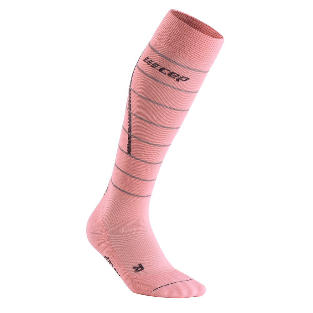 Reflective Tall Compression Socks for Women