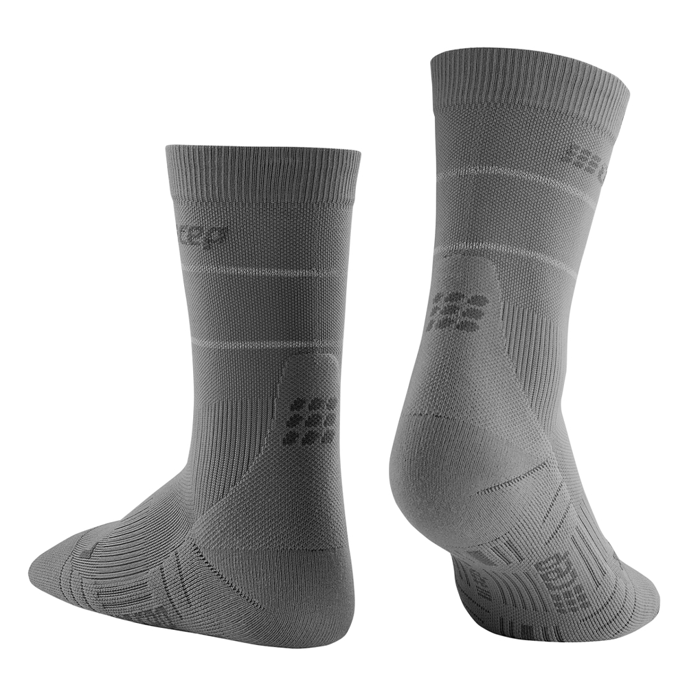 Reflective Mid Cut Compression Socks for Men