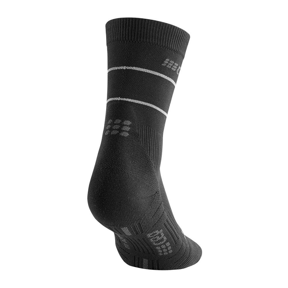 Reflective Mid Cut Compression Socks for Men