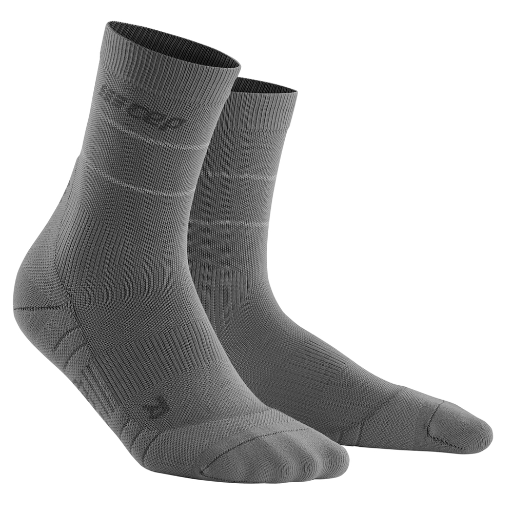 Reflective Mid Cut Compression Socks for Men