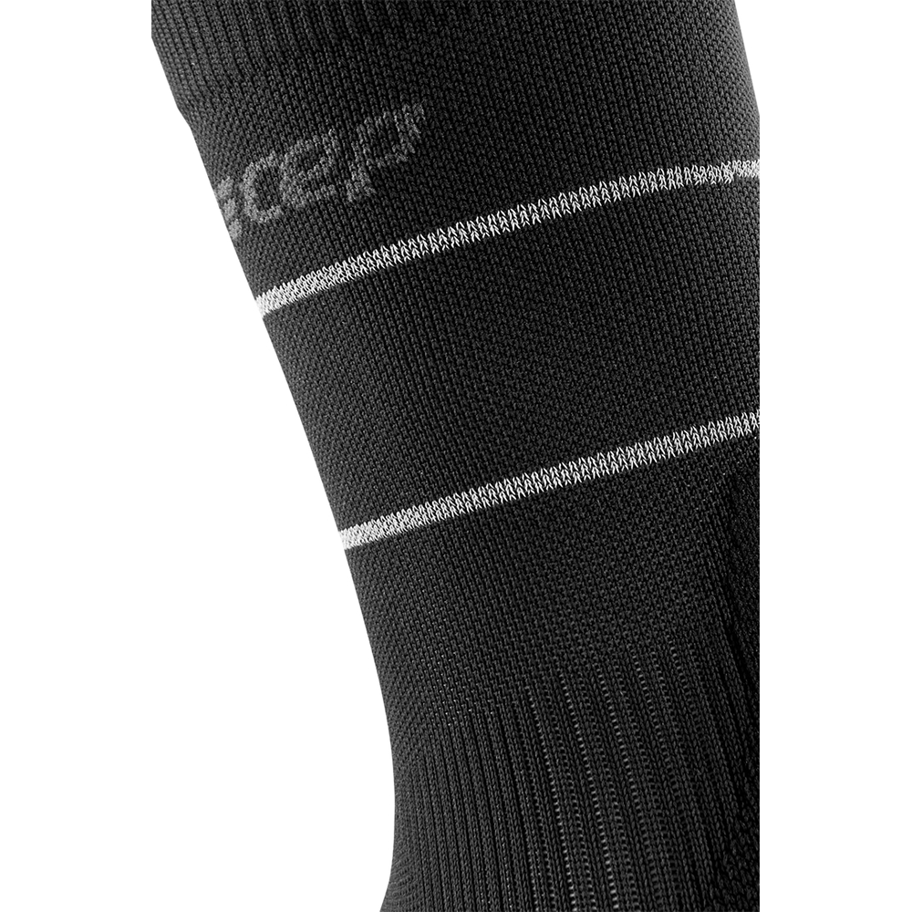 Reflective Mid Cut Compression Socks for Men