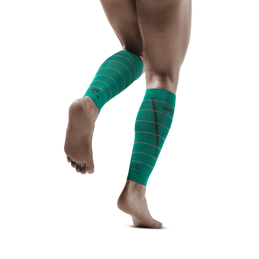 Reflective Compression Calf Sleeves for Men