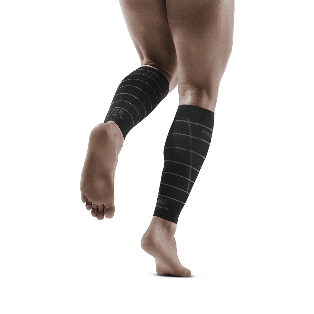 Reflective Compression Calf Sleeves for Men