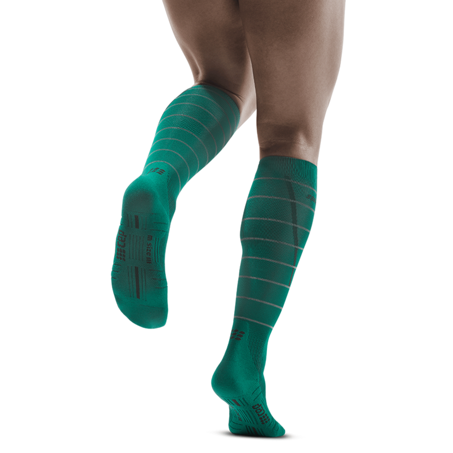 Reflective Tall Compression Socks for Men