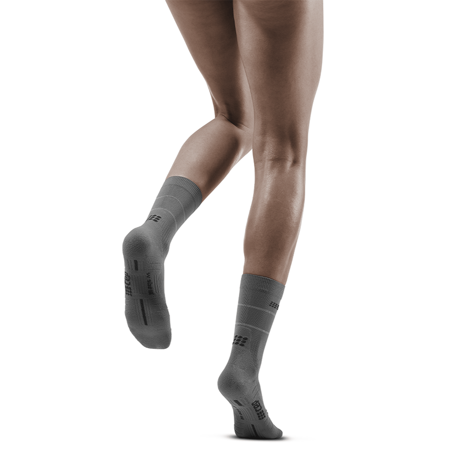 Reflective Mid Cut Compression Socks for Women