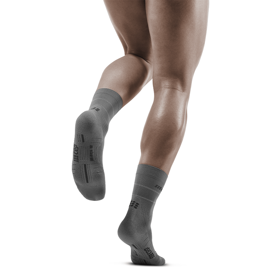 Reflective Mid Cut Compression Socks for Men