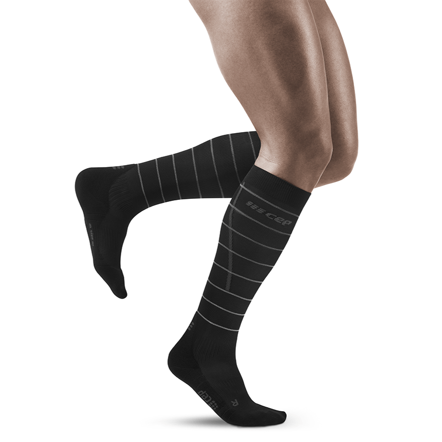 Reflective Tall Compression Socks for Men