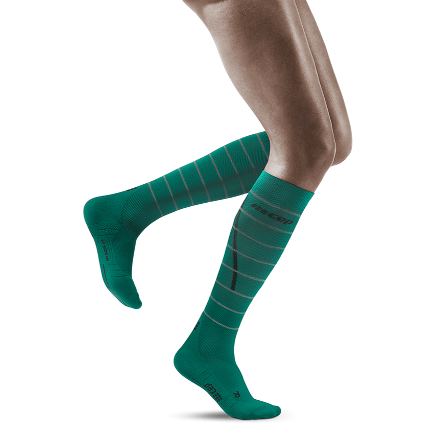 Reflective Tall Compression Socks for Women