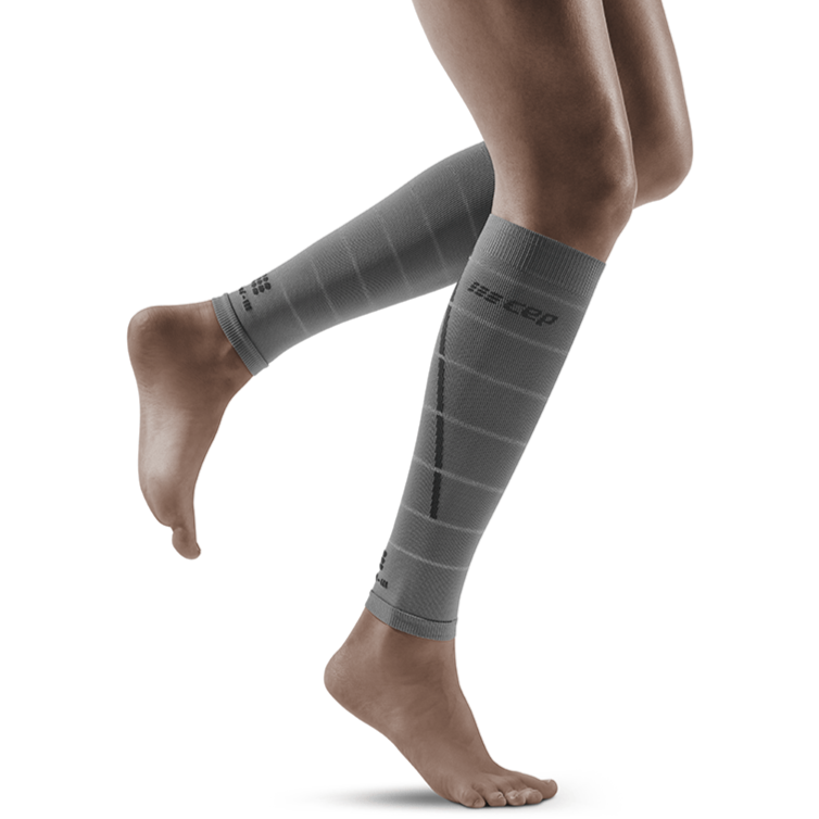 Reflective Compression Calf Sleeves for Women