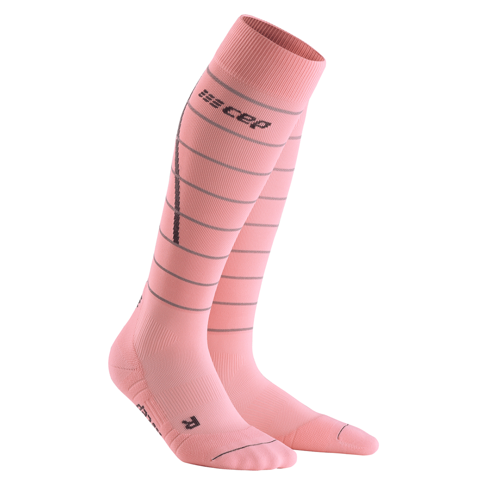 Reflective Tall Compression Socks for Women