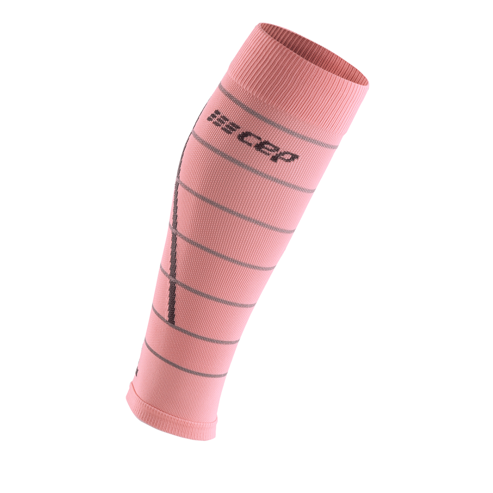 Reflective Compression Calf Sleeves for Women