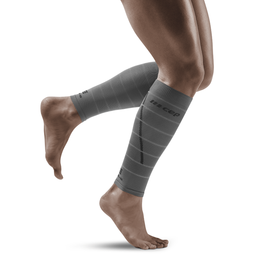 Reflective Compression Calf Sleeves for Men