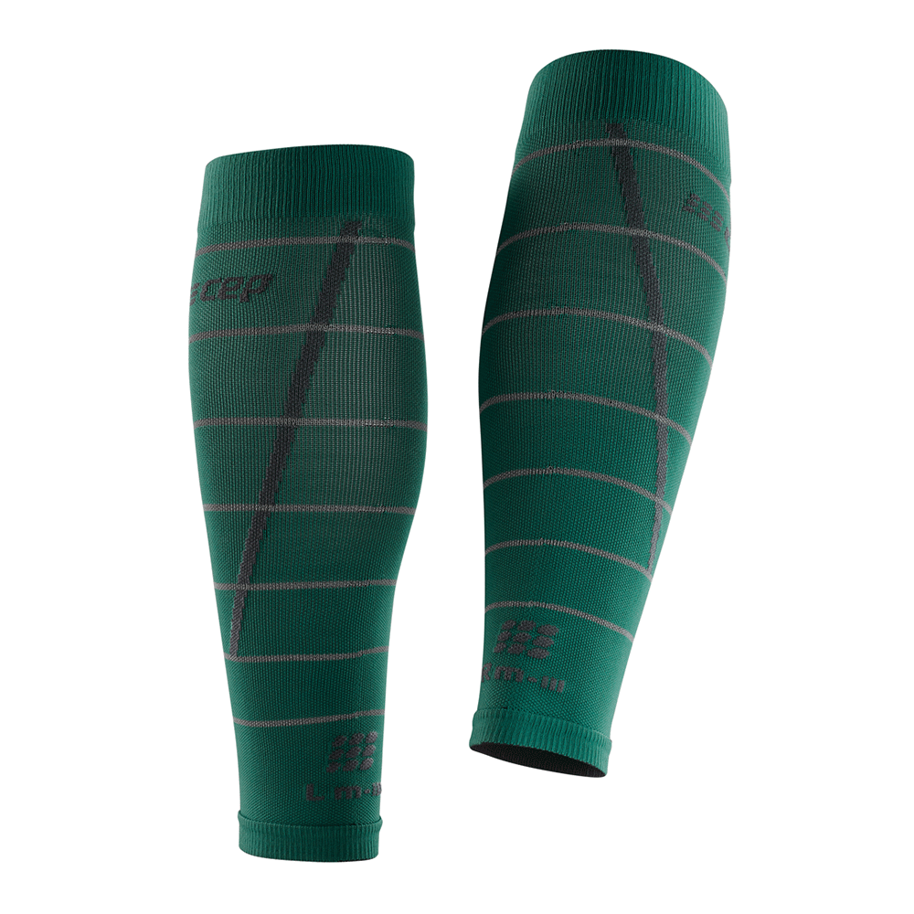 Reflective Compression Calf Sleeves for Women