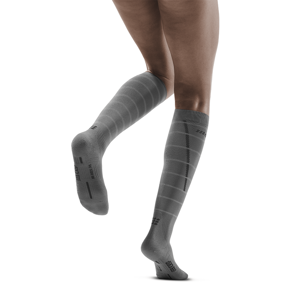 Reflective Tall Compression Socks for Women