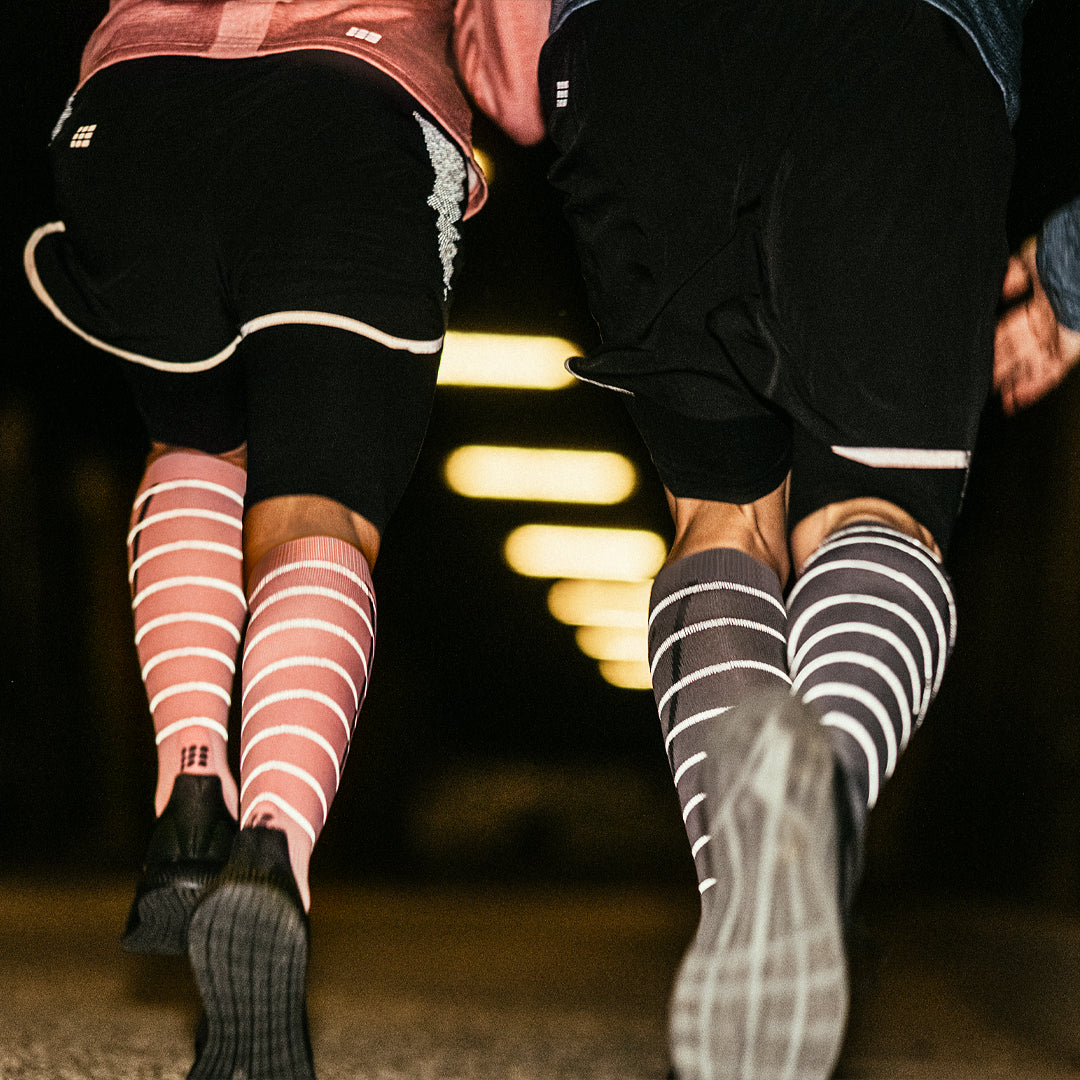 Reflective Tall Compression Socks for Women