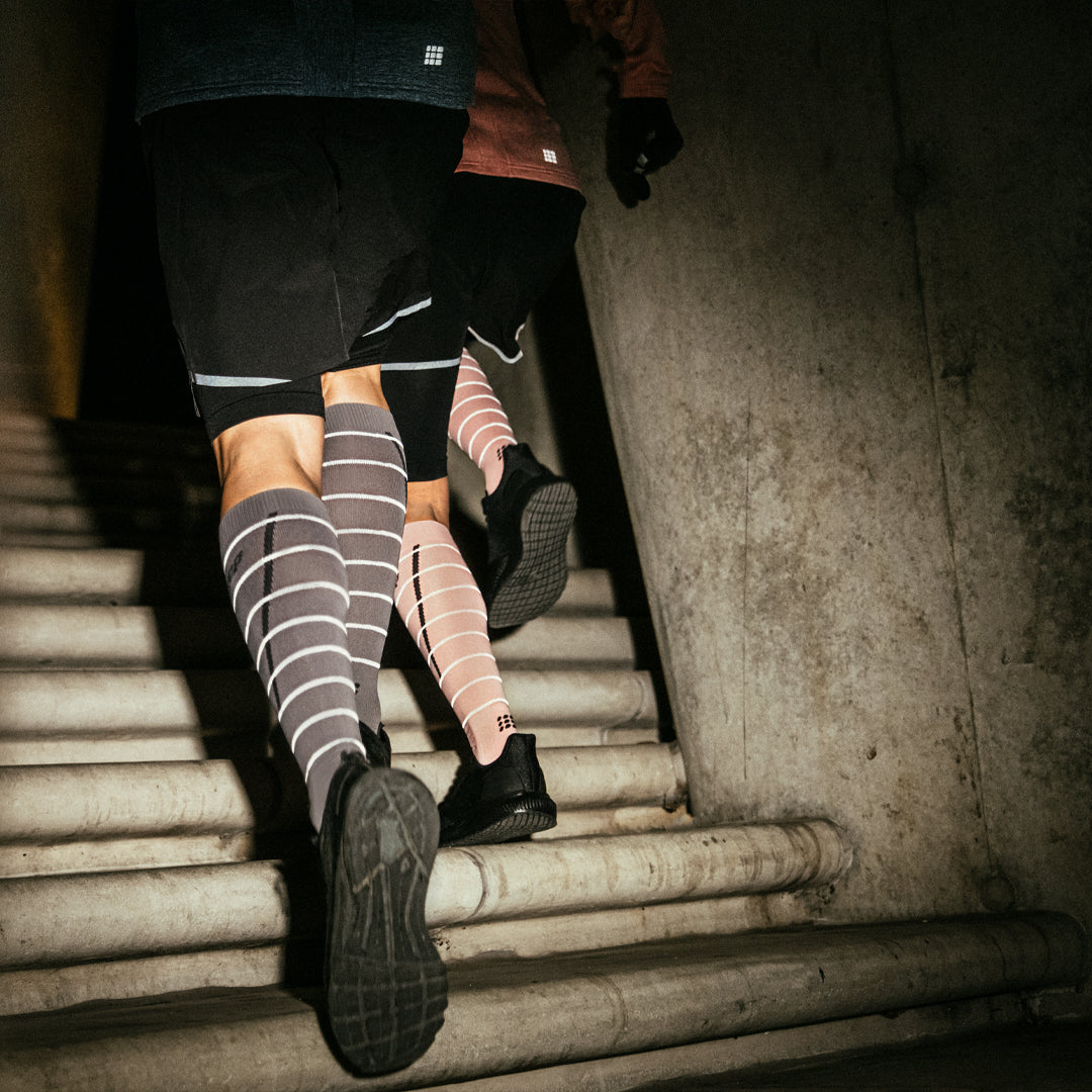 Reflective Tall Compression Socks for Women