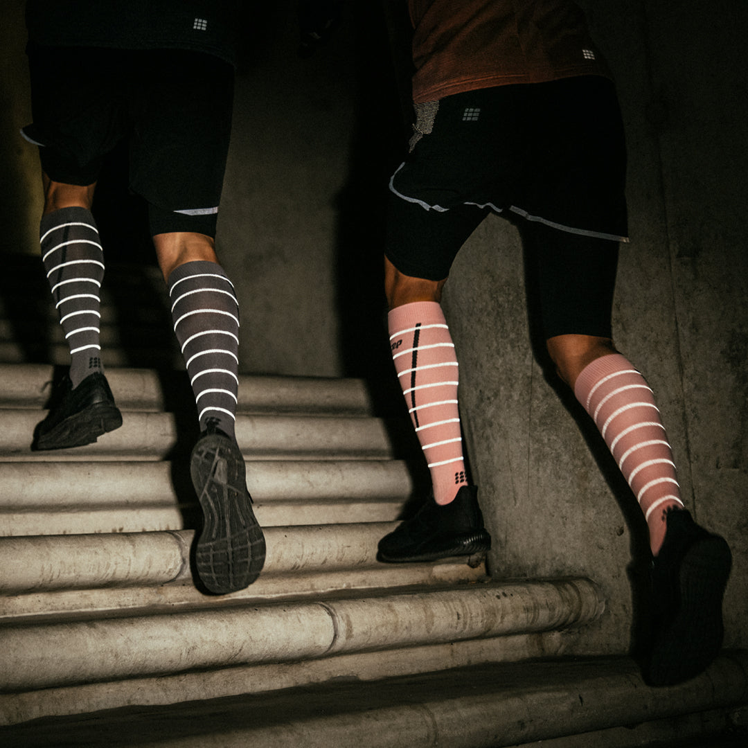 Reflective Tall Compression Socks for Women