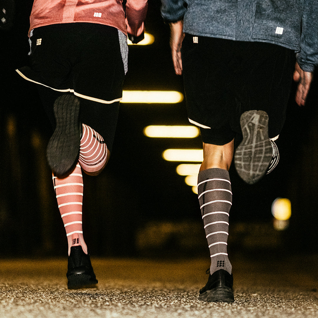 Reflective Tall Compression Socks for Men