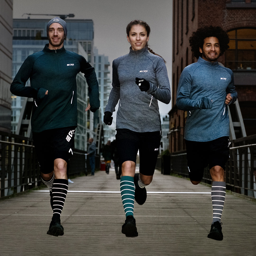 Reflective Tall Compression Socks for Men