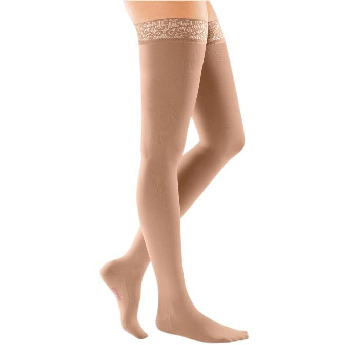 Mediven Comfort 20-30 mmHg Thigh w/Lace Top Band, Natural