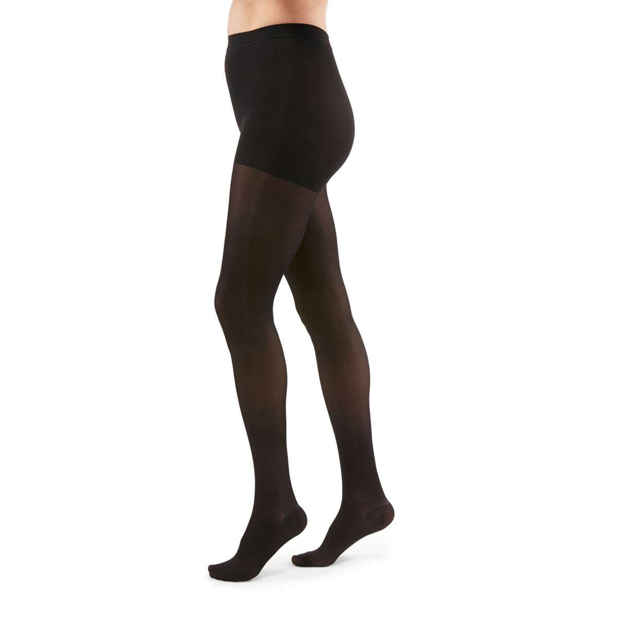 duomed transparent 15-20 mmHg Panty Closed Toe Compression Stockings ...