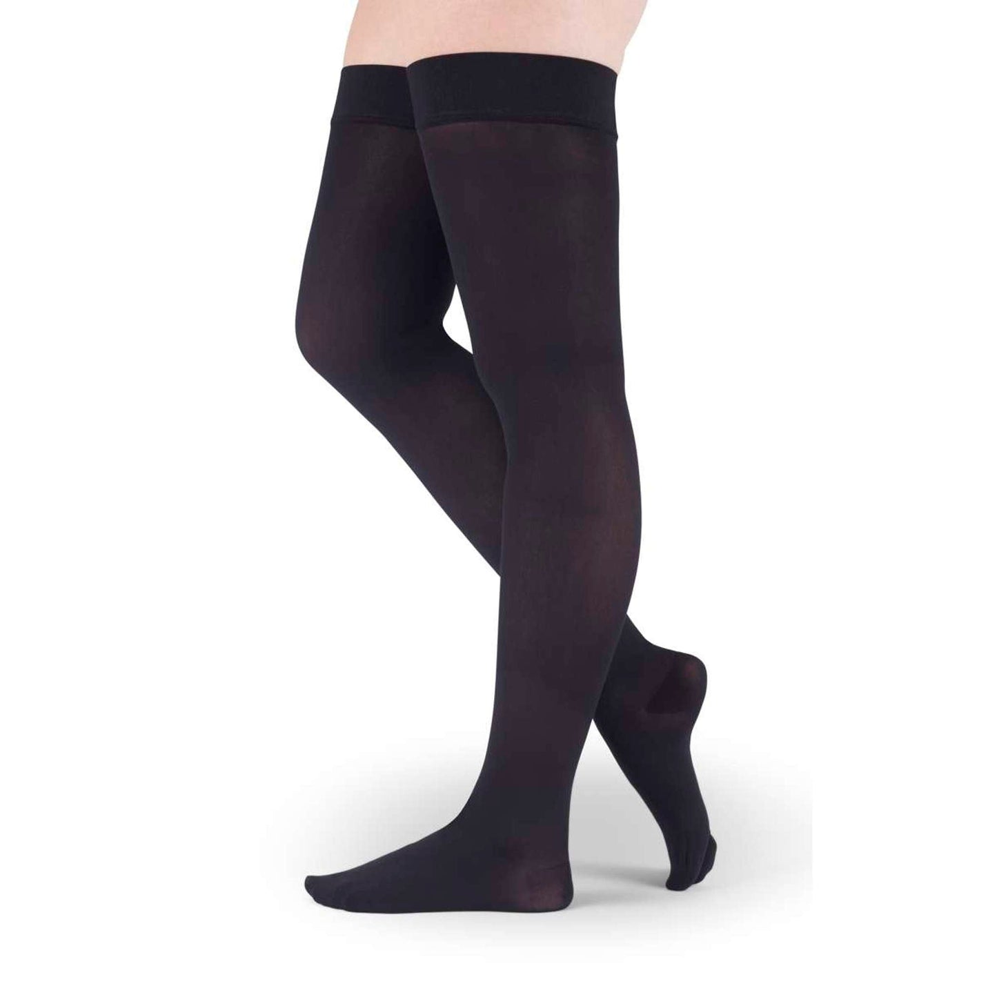 Medi Assure 15-20 mmHg Thigh High w/Beaded Silicone Top Band