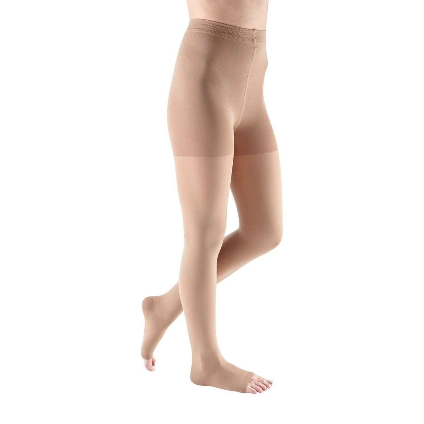 Mediven Comfort 15-20 mmHg Pantyhose, Open Toe, Natural