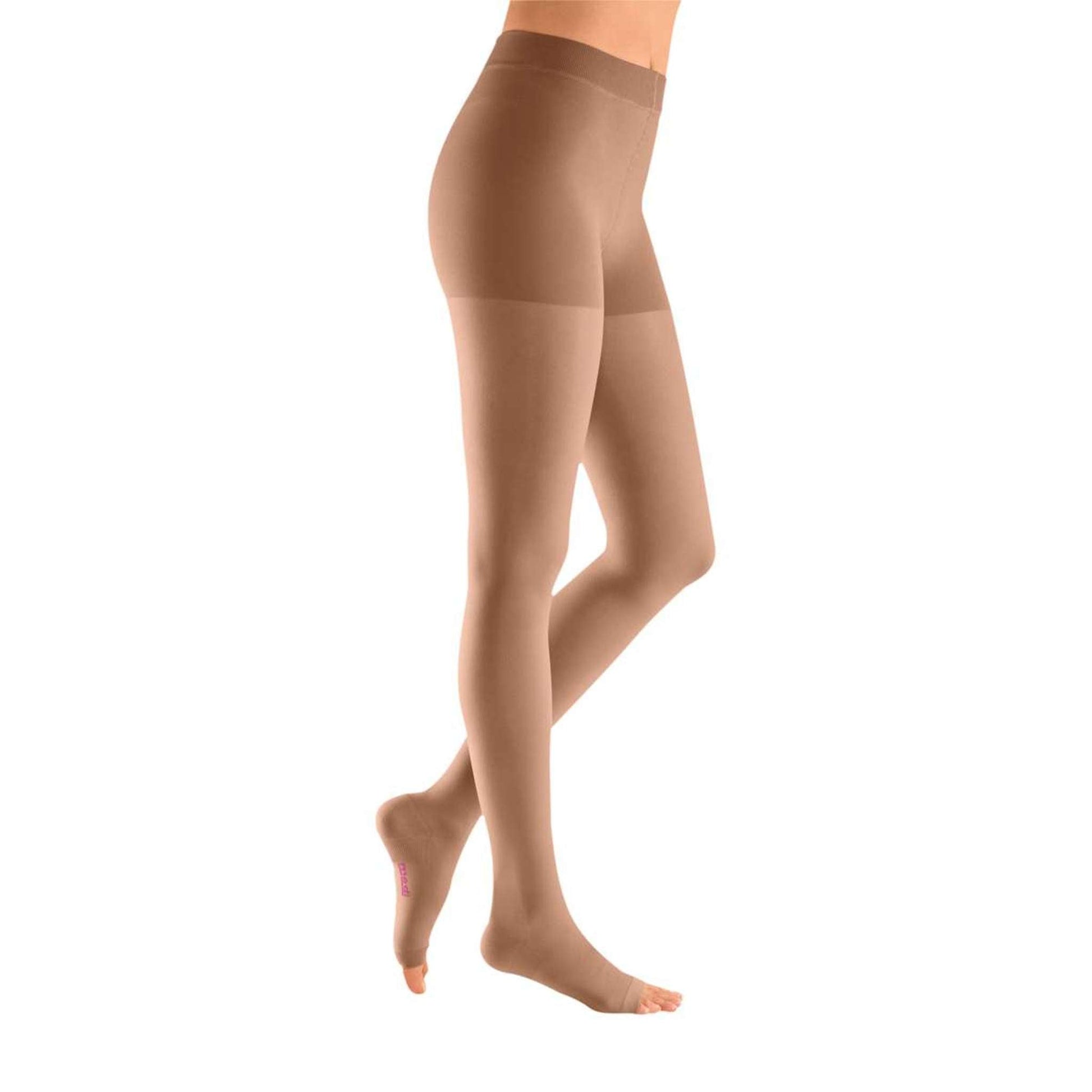 Mediven Plus 20-30 mmHg Pantyhose, Open Toe, Beige