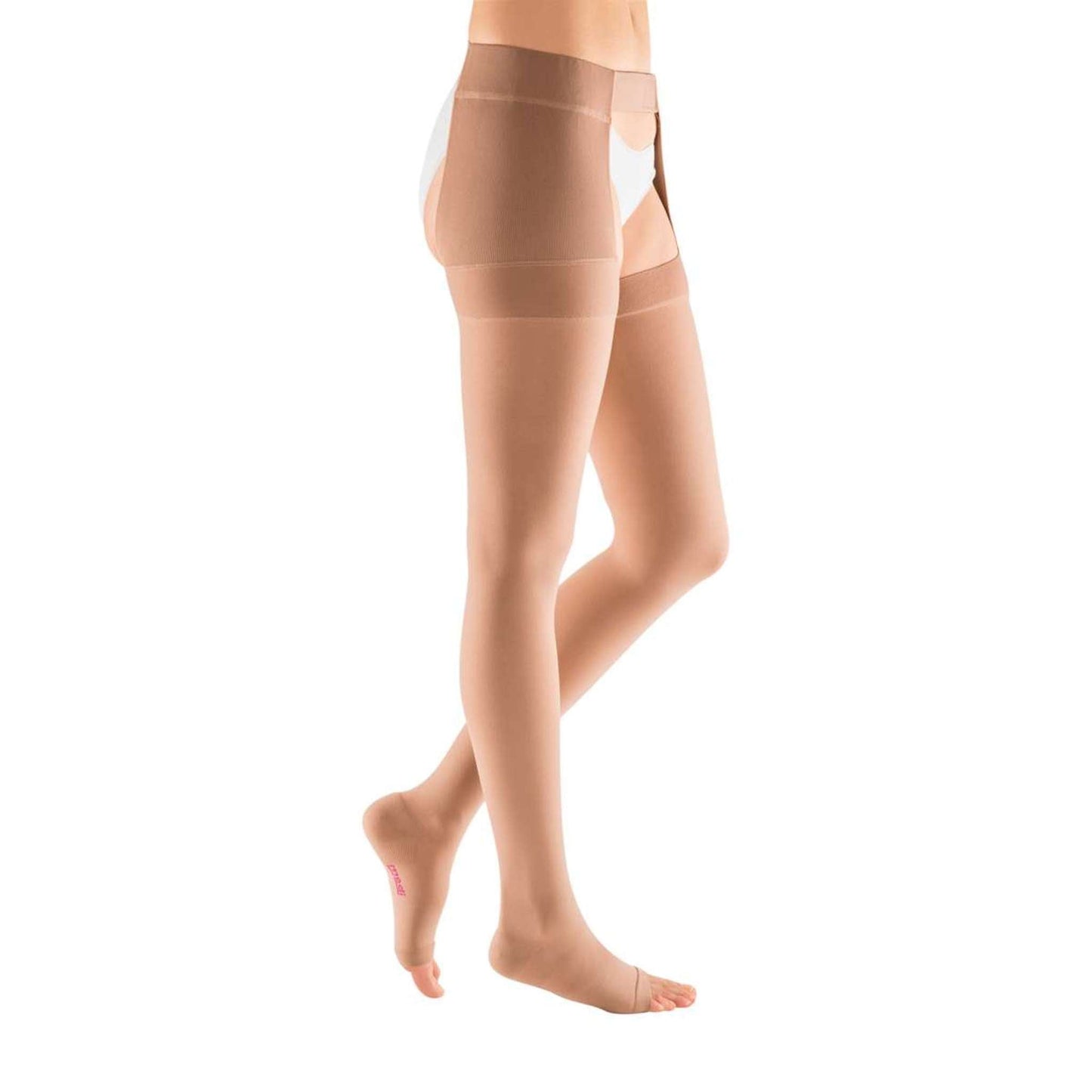 Mediven Plus 20-30 mmHg Thigh High w/Attachment, Open Toe