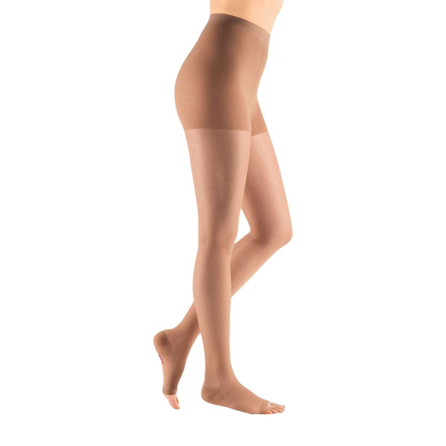 Mediven Sheer & Soft 15-20 mmHg Pantyhose, Open Toe, Natural