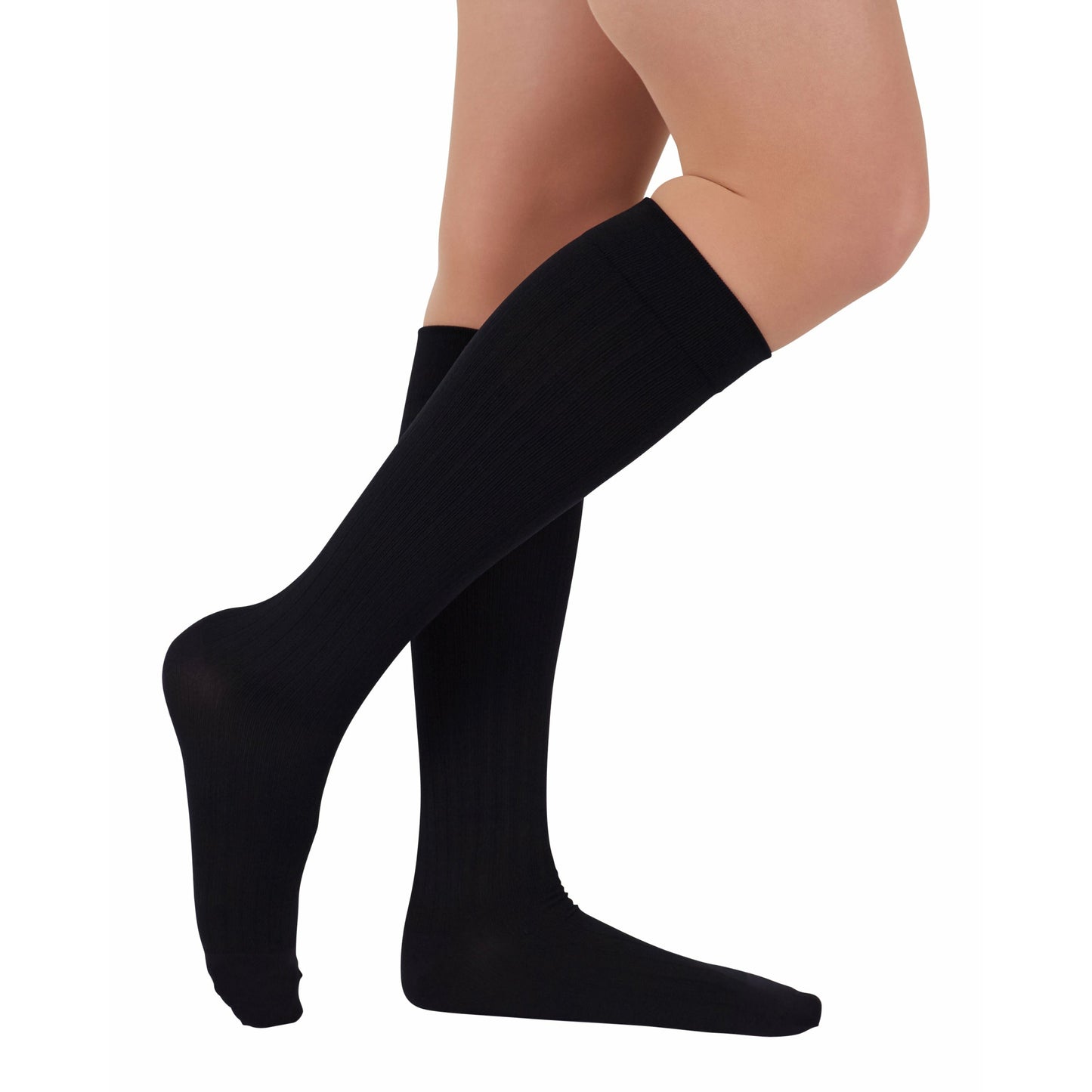 Rejuva Freedom Knee High Compression Socks, Black